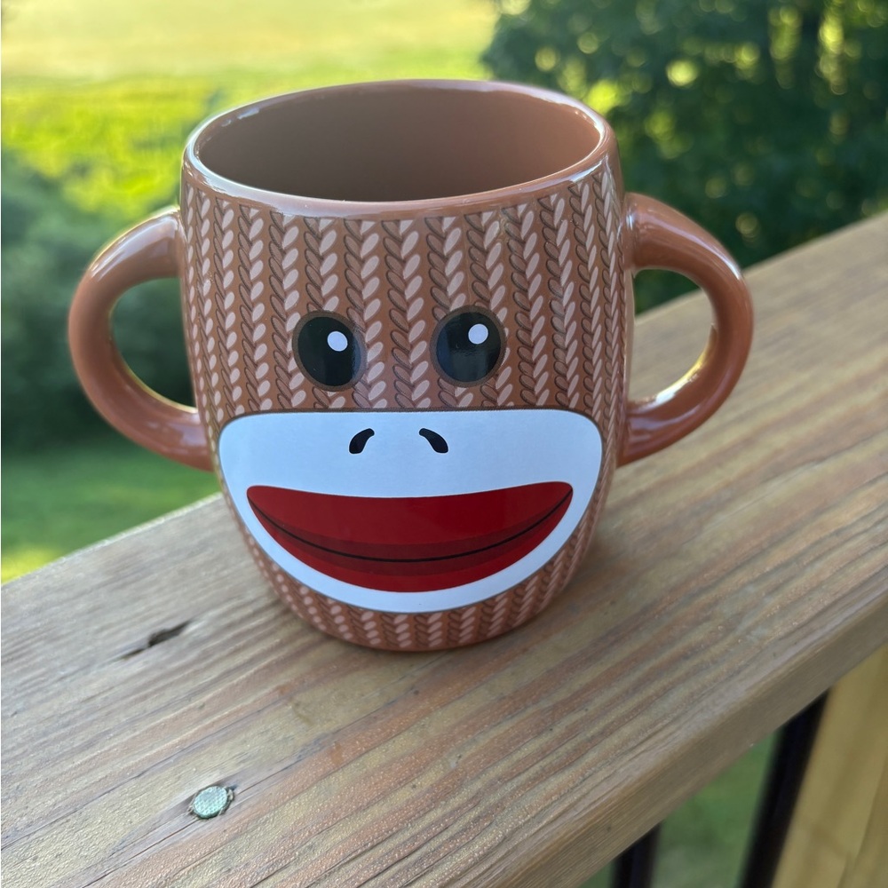 Brown Monkey Face Mug